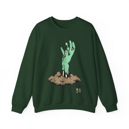 Halloween Zombie Hand Sweatshirt