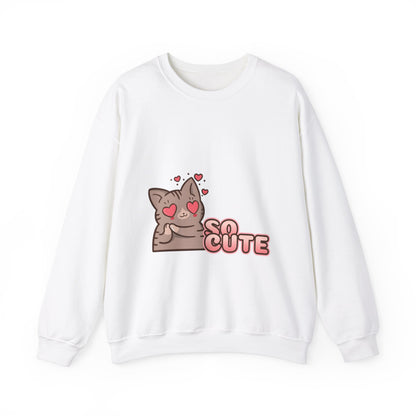 Cat So Cute Sweatshirt