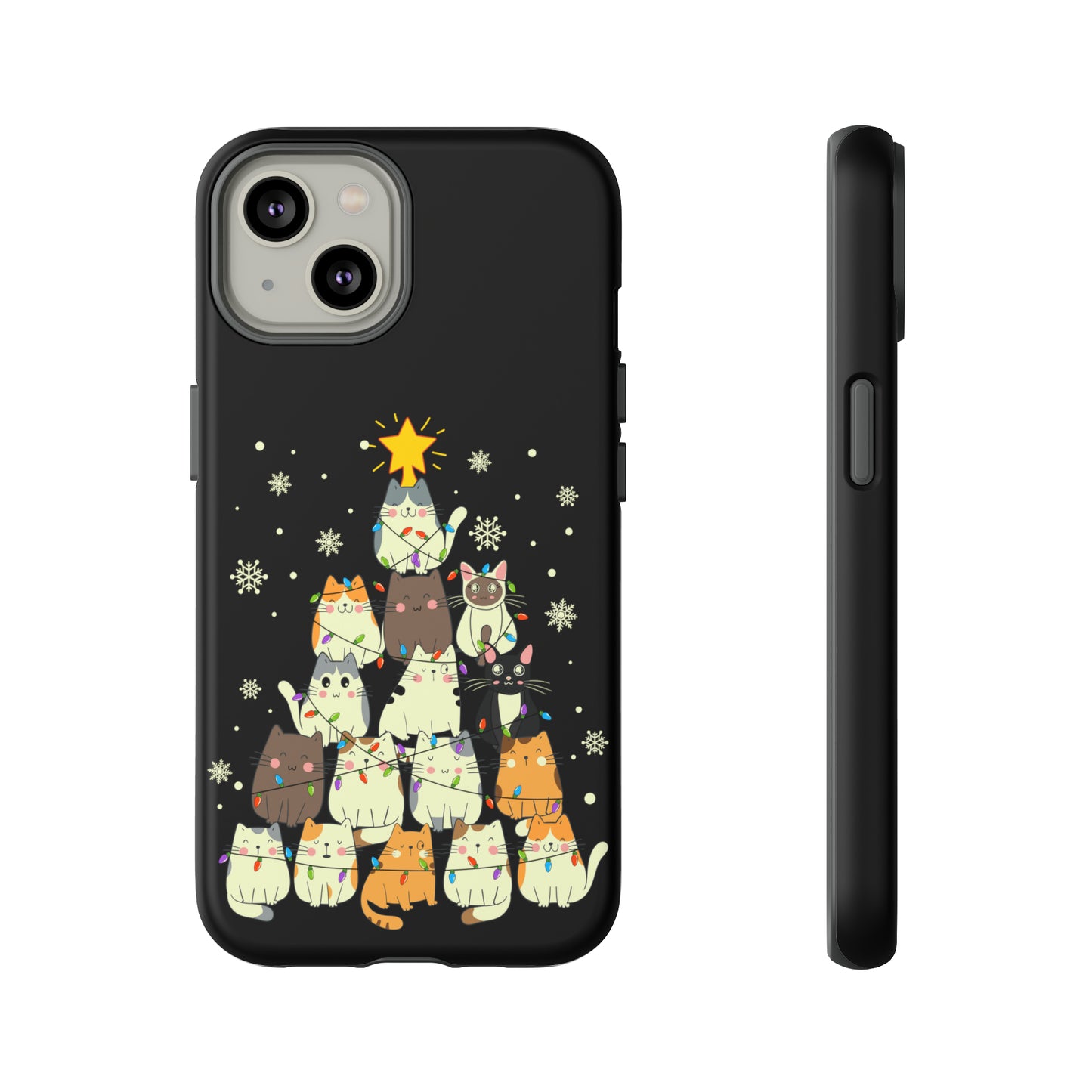 Christmas Cat Tree Phone Case