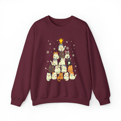 Christmas Cat Tree Sweatshirt