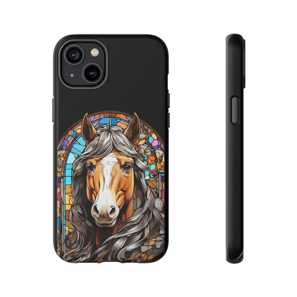 Horse Stained Glass Phone Case