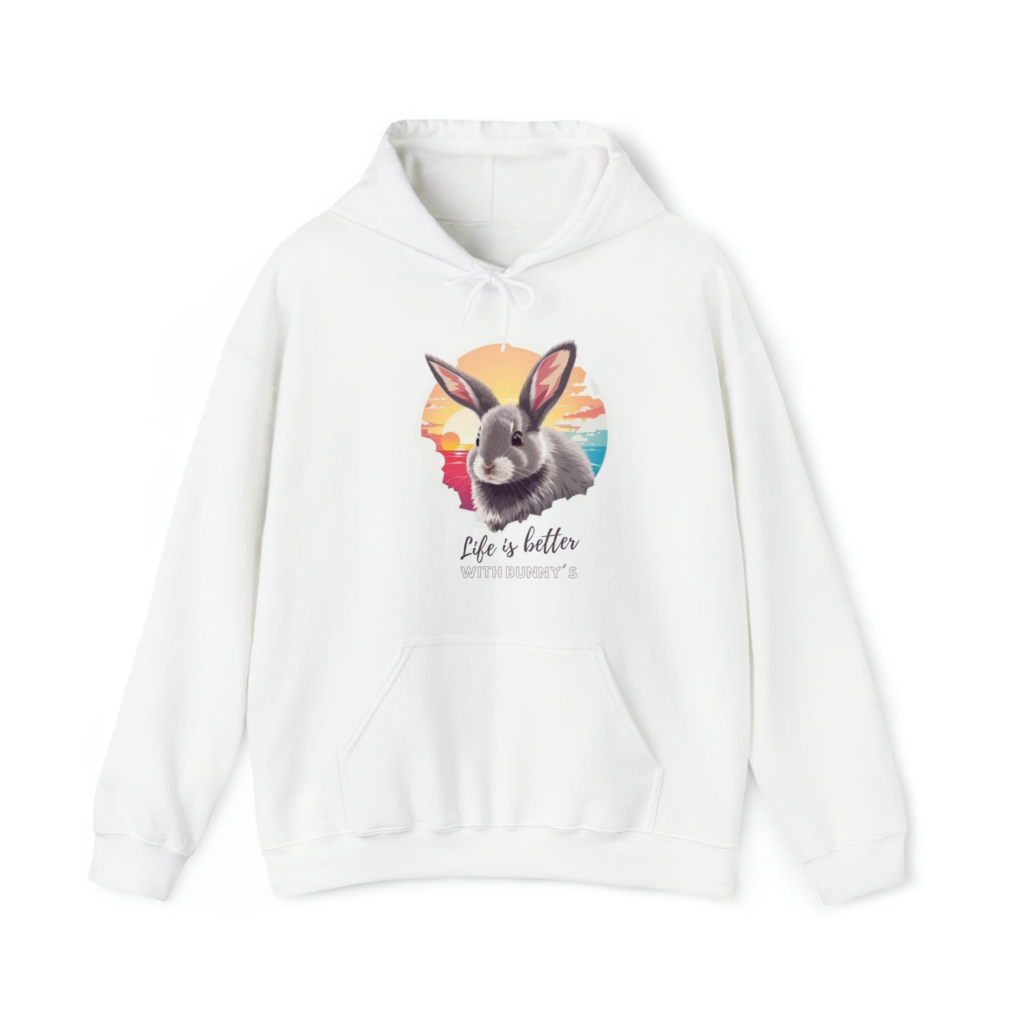 Bunny Life Is Better Quote Hoodie