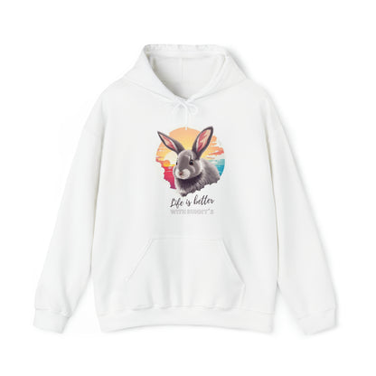 Bunny Life Is Better Quote Hoodie