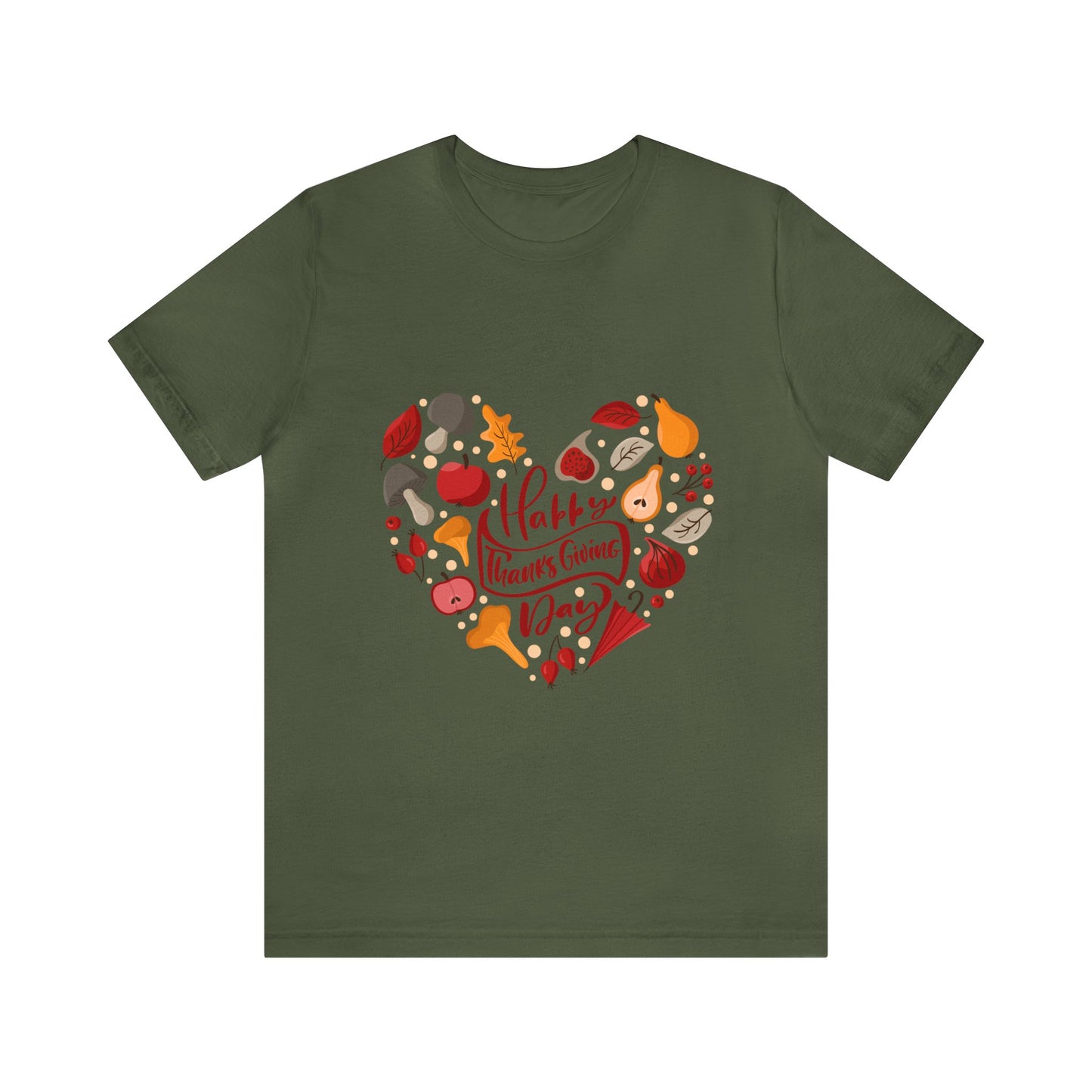 Happy Thanksgiving Day Heart Shirt