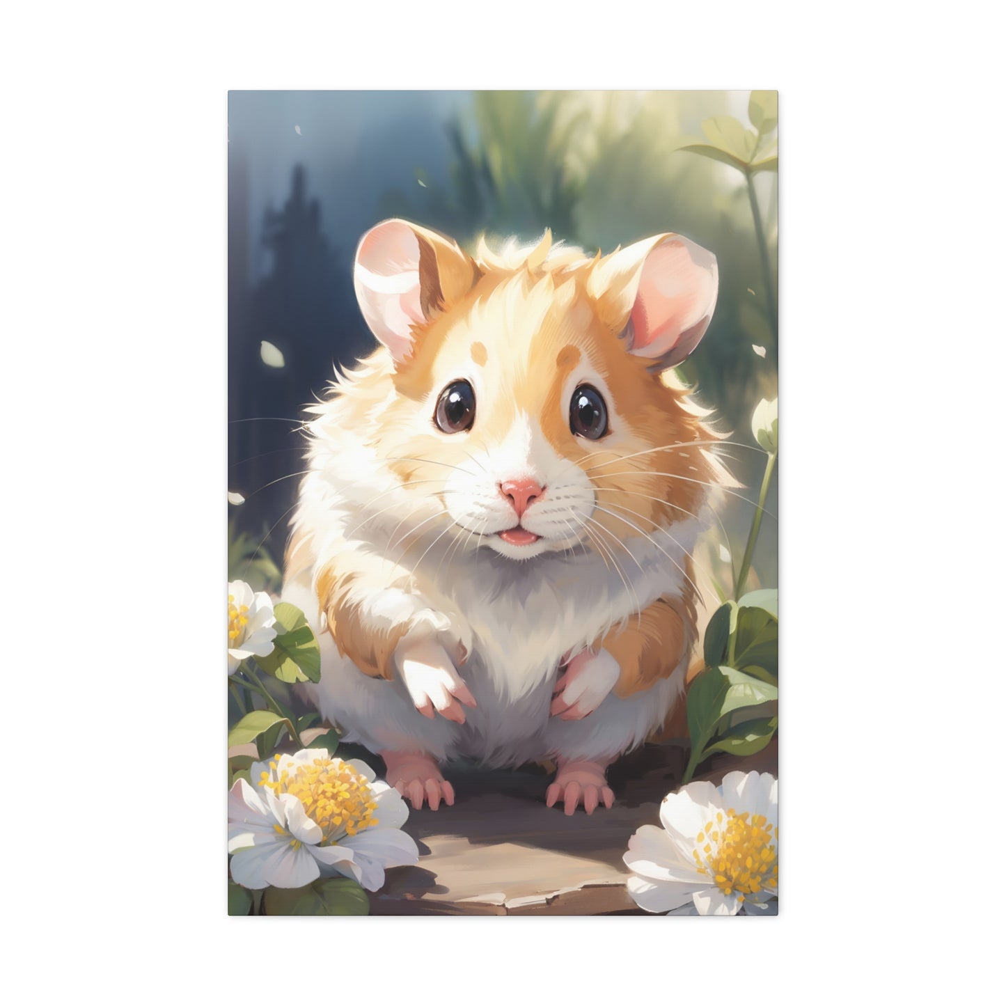 Hamster Watercoloring Canvas