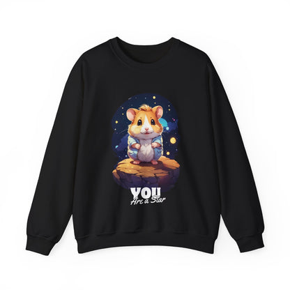 Hamster Star Quote Sweatshirt