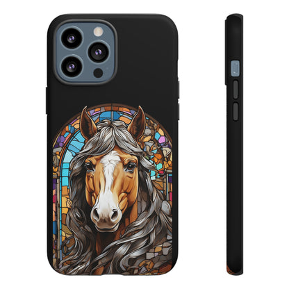 Horse Stained Glass Phone Case