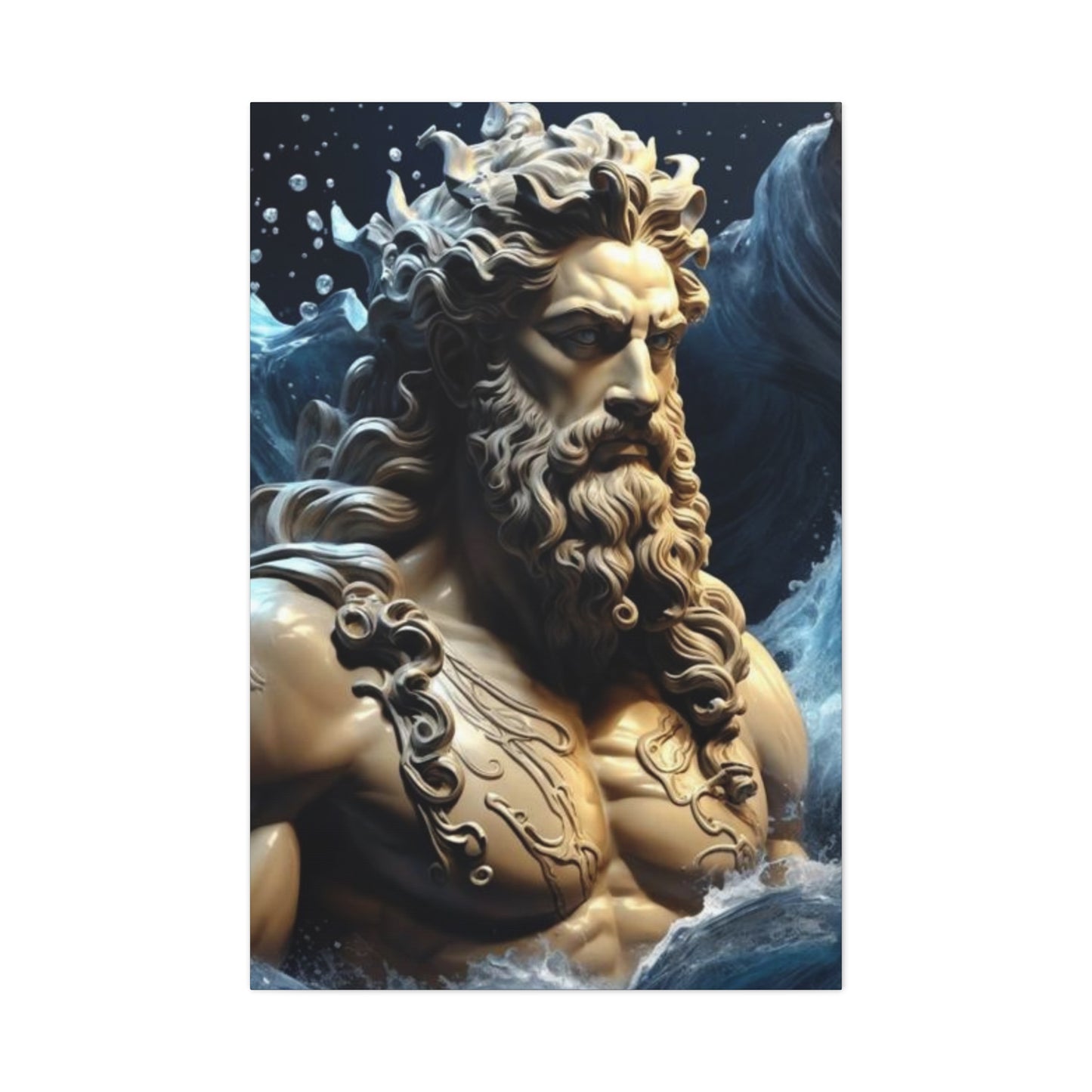 Poseidon Semi Realism Canvas