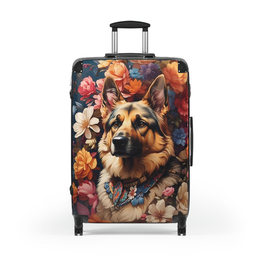 German Shepherd Semi Realism Suitcase