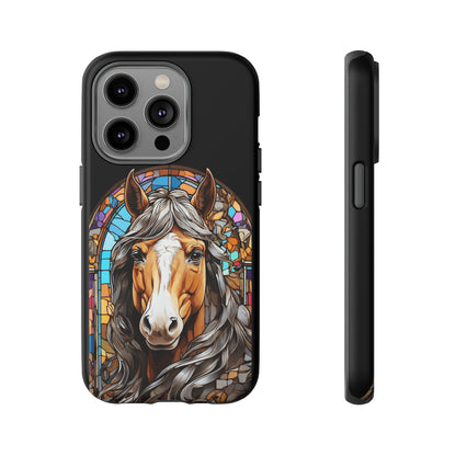 Horse Stained Glass Phone Case