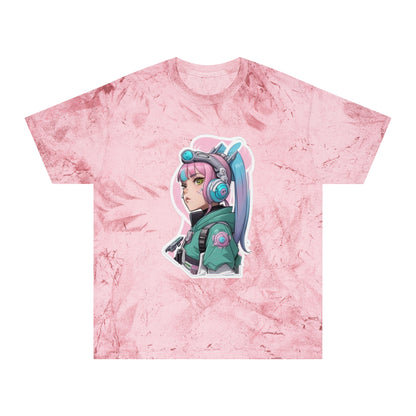 Manga Girl Tie-Dye T-Shirt