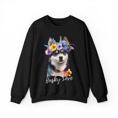 Dog Husky Love Sweatshirt