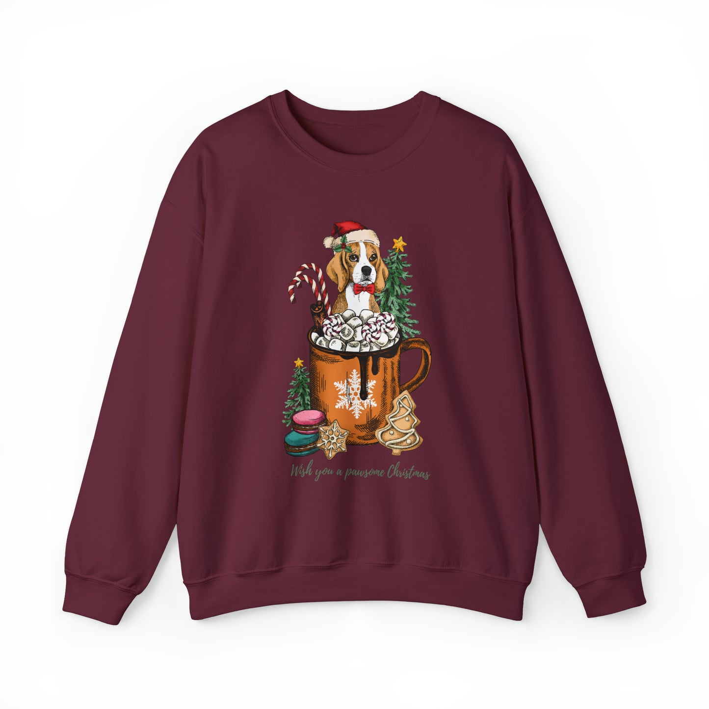 Christmas Pawsome Quote Sweatshirt