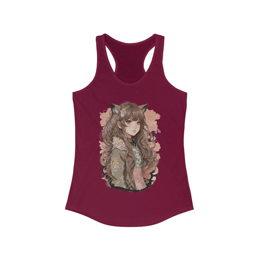 Zodiac Leo Manga Girl Tank Top