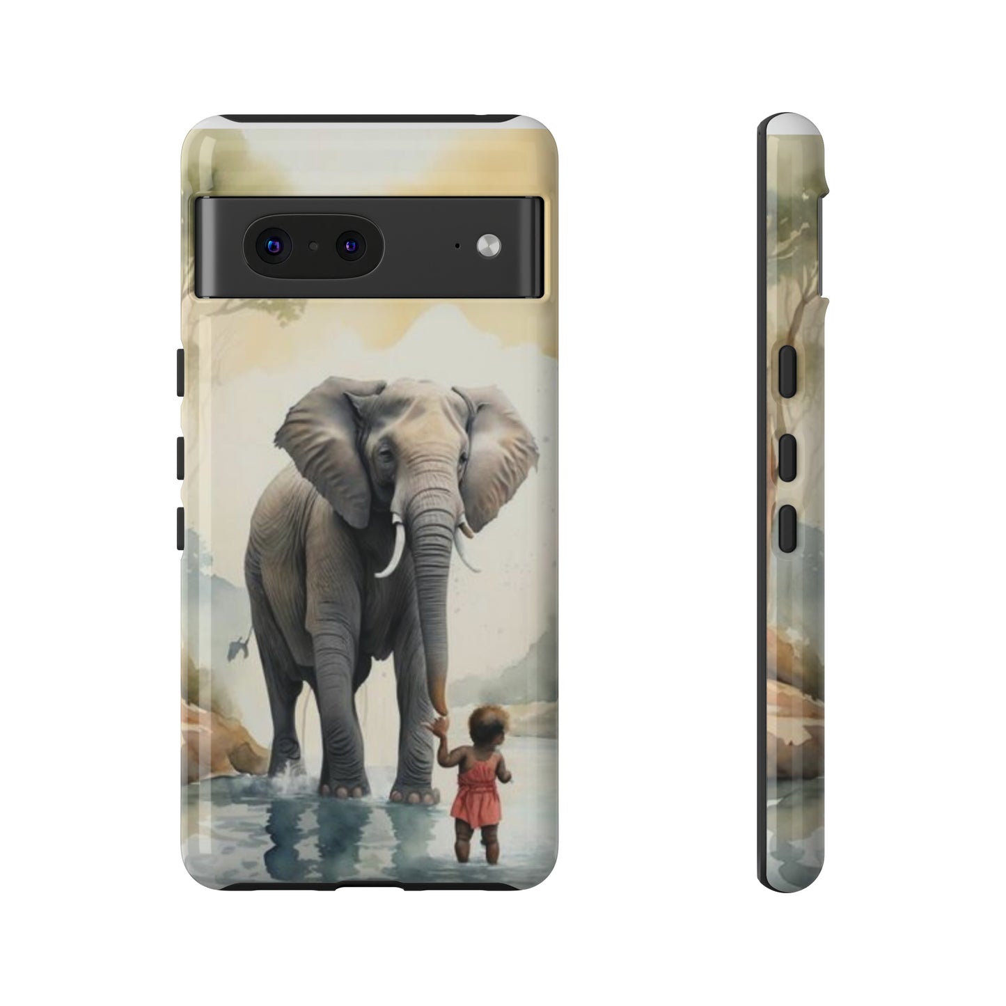 Elephant Watercoloring Phone Case