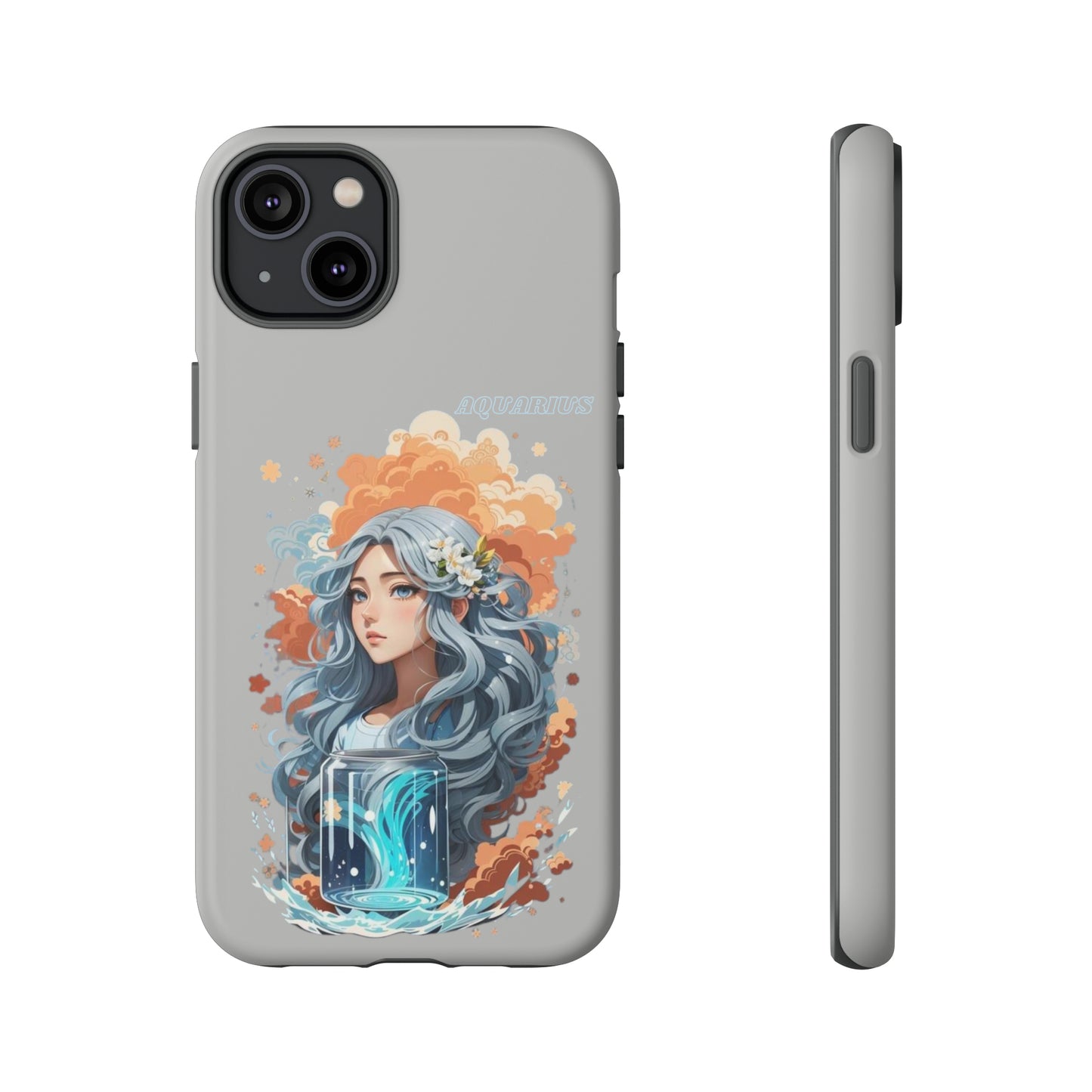 Zodiac Aquarius Manga Girl Phone Case