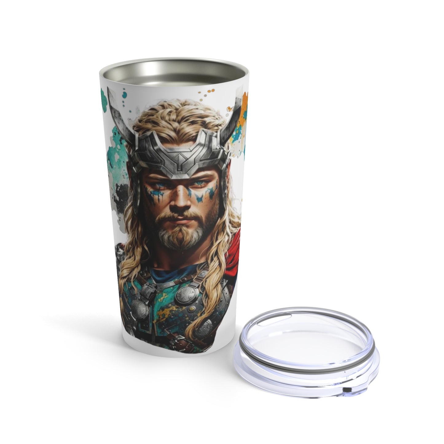 Thor Splatter Art Tumbler