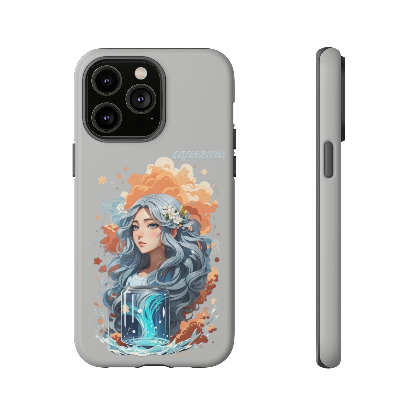 Zodiac Aquarius Manga Girl Phone Case