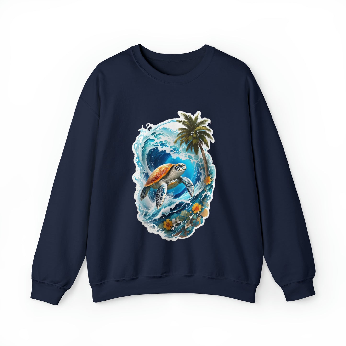 Turtle Sticker Art Sweatshirt