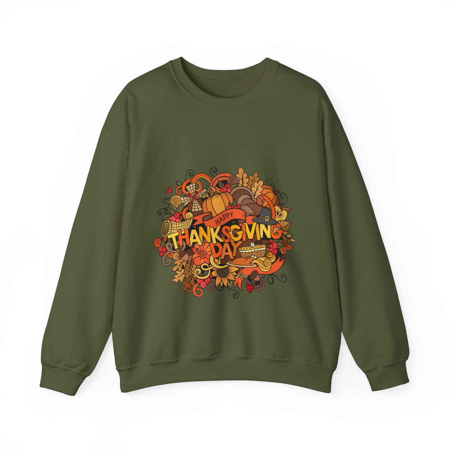 Fall Happy Thanksgiving Day Sweatshirt