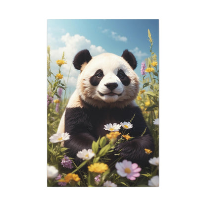 Panda Realism Canvas