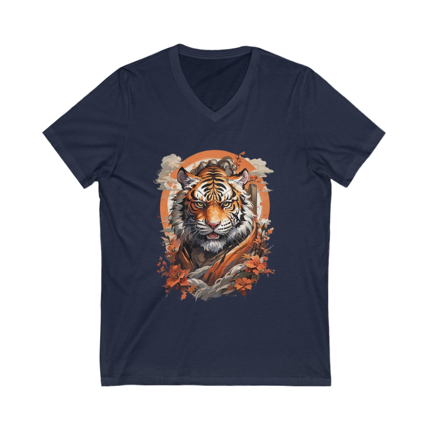 Tiger Fantasy Art V-Neck Shirt