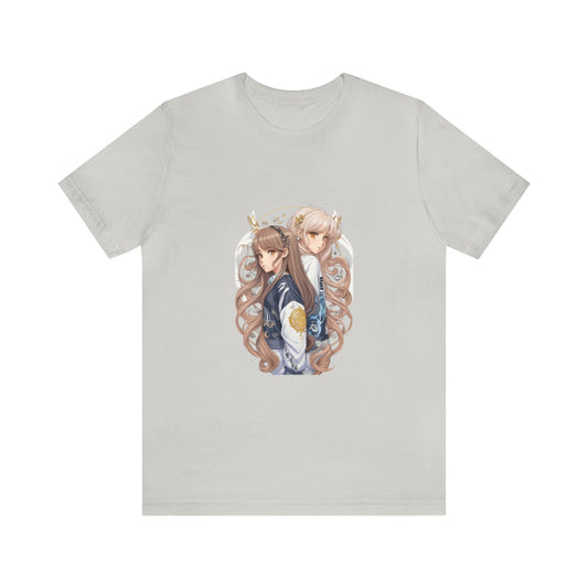 Zodiac Gemini Manga Girls Shirt