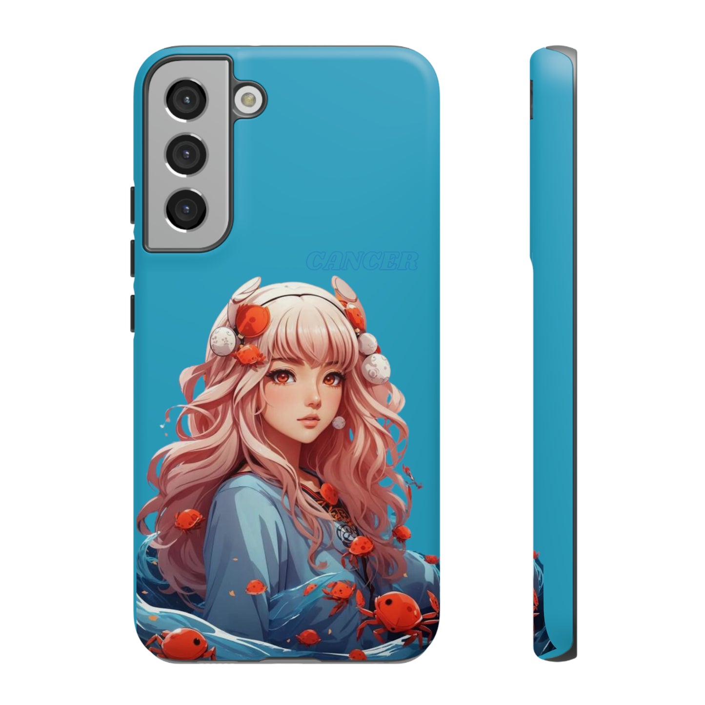 Zodiac Cancer Manga Girl Phone Case