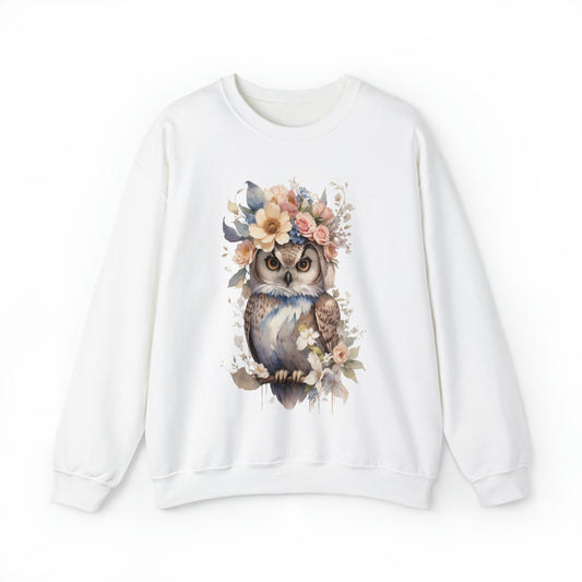 Owl Watercoloring Sweatshirt