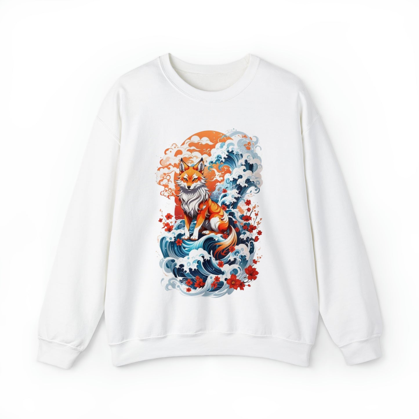 Kitsune: The Fox Neo Traditional Sweatshirt