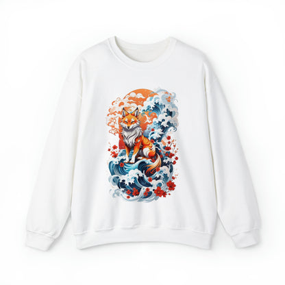 Kitsune: The Fox Neo Traditional Sweatshirt