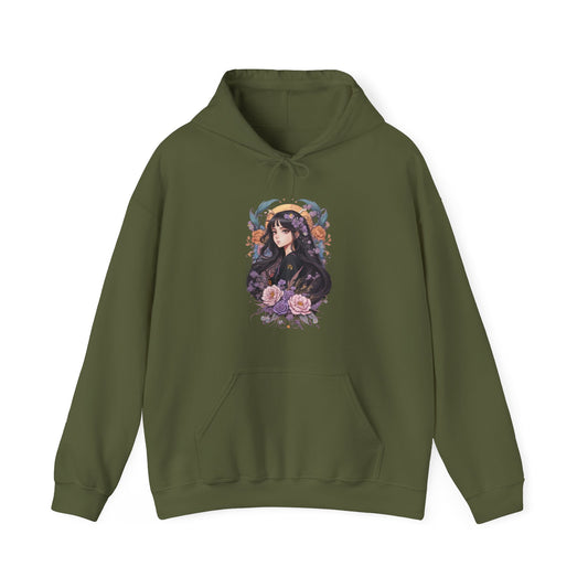 Zodiac Virgo Manga Girl Hoodie