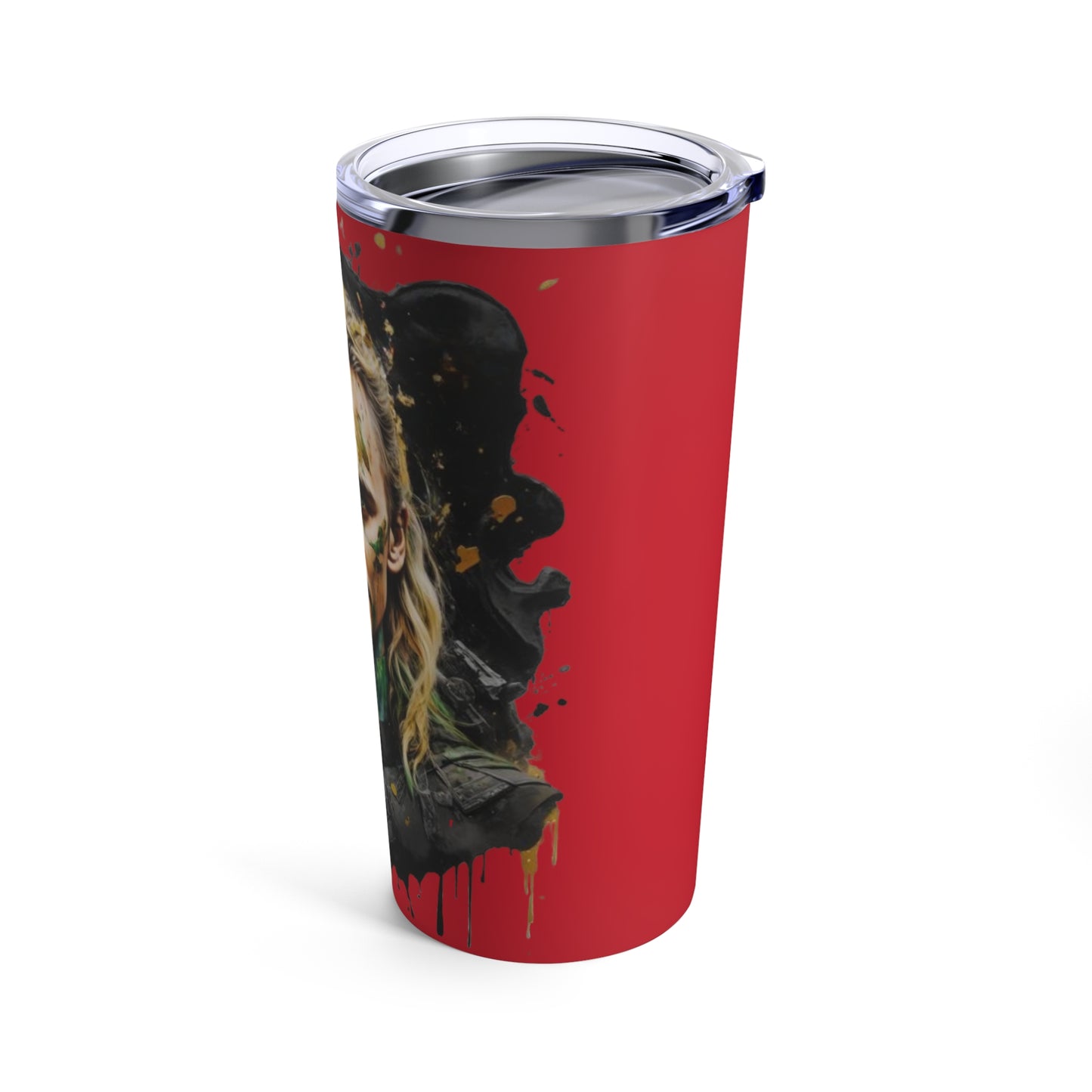 Loki Splatter Art Tumbler