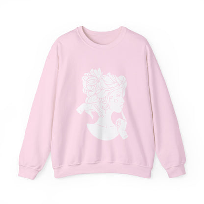 White Fantasy Girl Sweatshirt