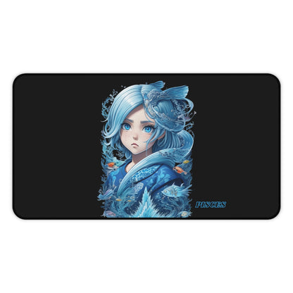 Zodiac Pisces Manga Girl Desk Mat