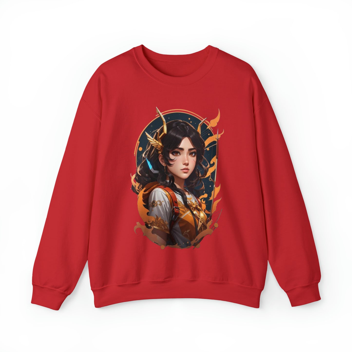 Zodiac Sagittarius Manga Girl Sweatshirt