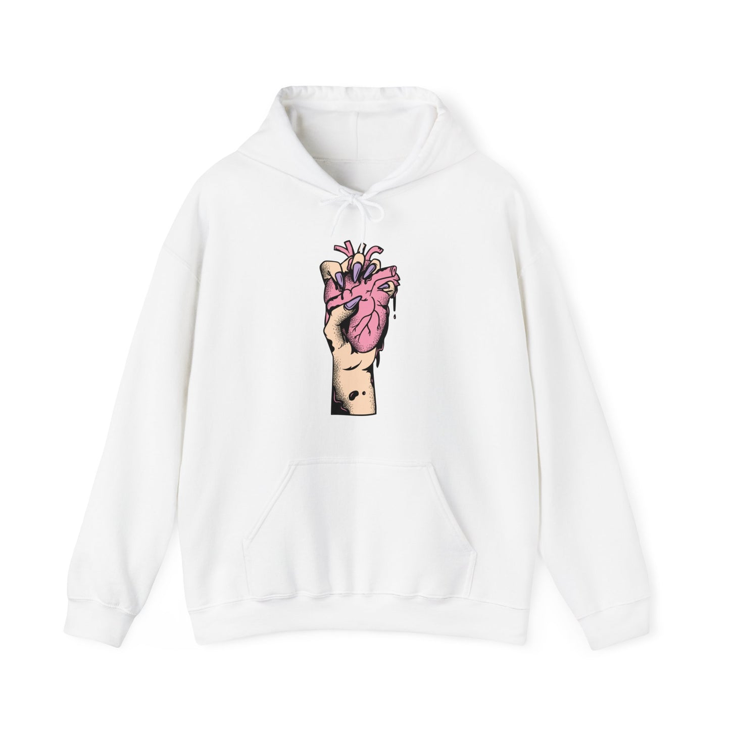 Halloween Ripped Out Heart Hoodie