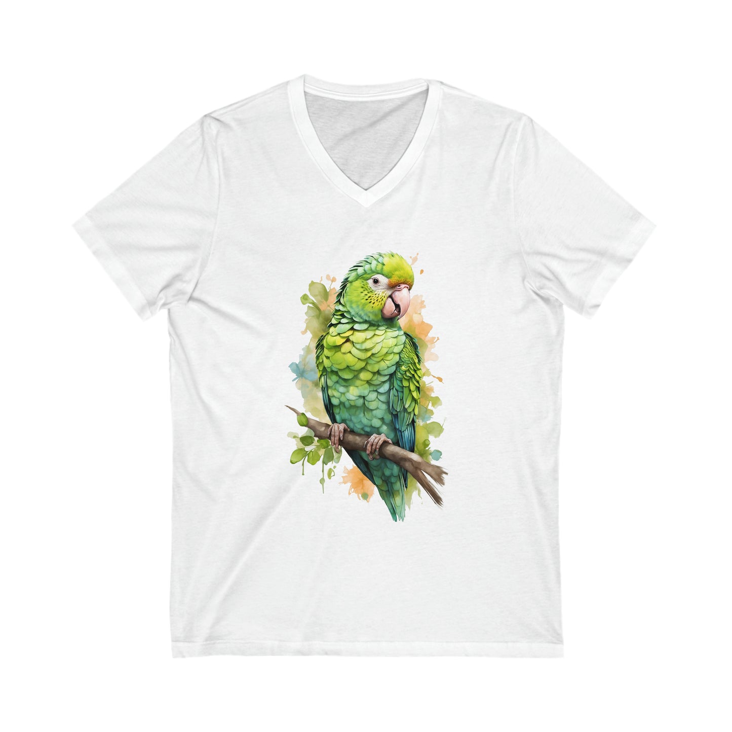 Parakeet Semi Realism V-Neck Shirt