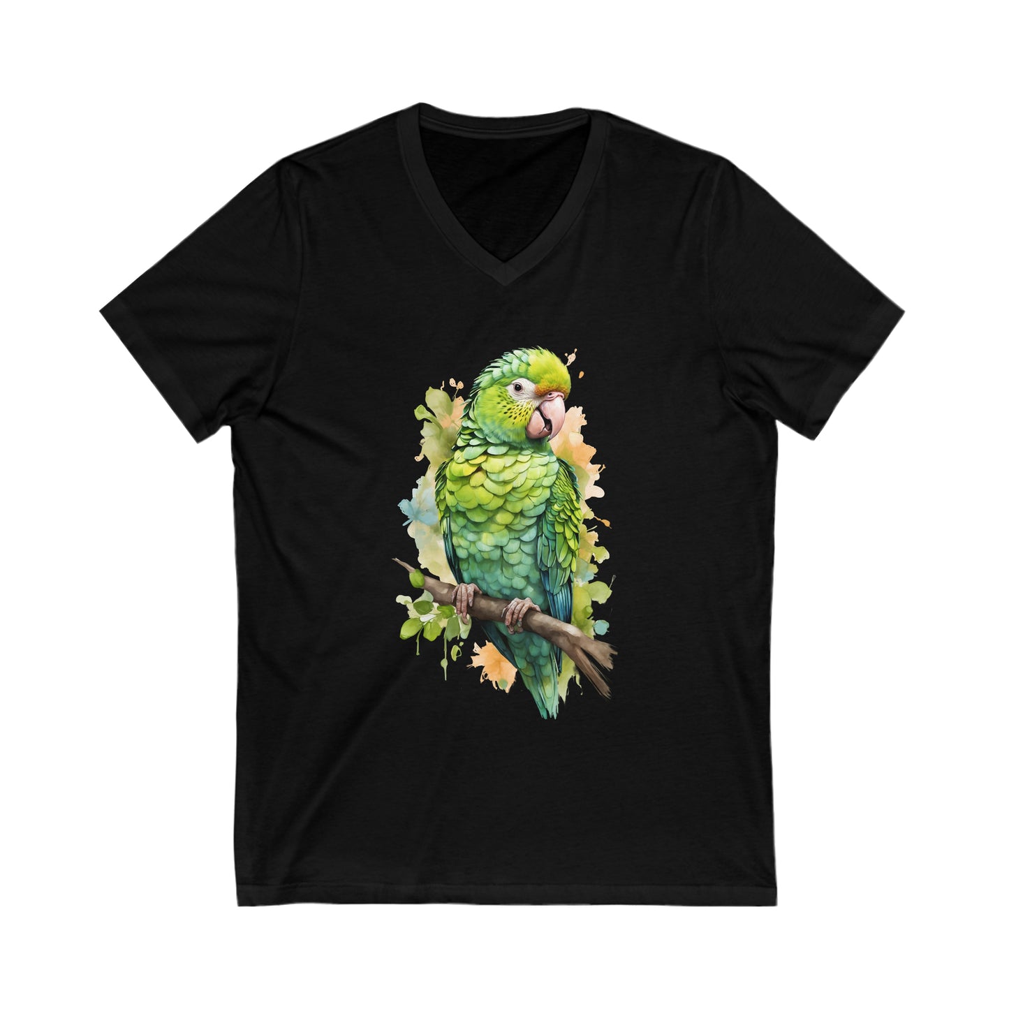 Parakeet Semi Realism V-Neck Shirt