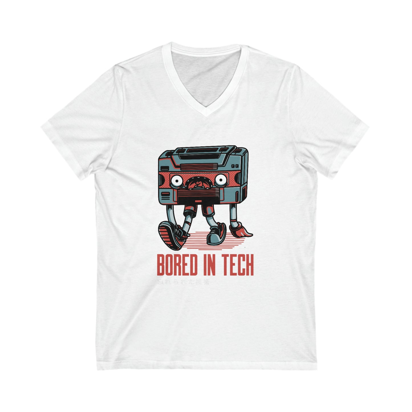 Technology Bored In Tech V-Neck Shirt