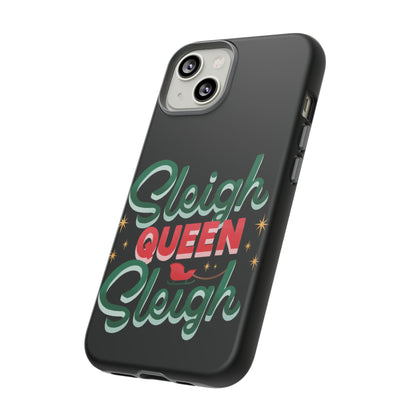 Christmas Sleigh Queen Quote Phone Case