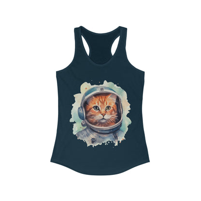 Cat Watercoloring Tank Top