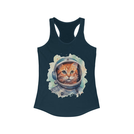 Cat Watercoloring Tank Top