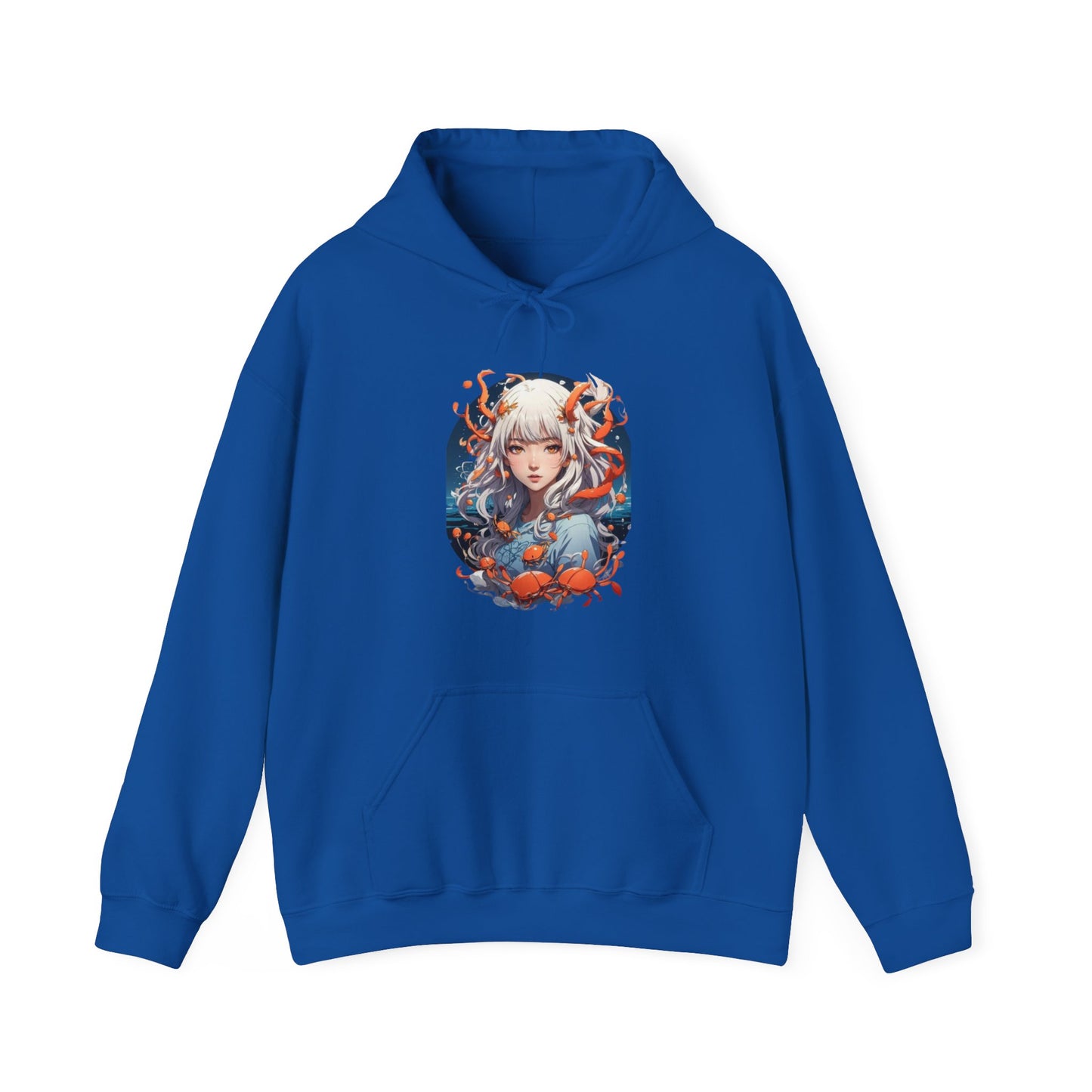 Zodiac Cancer Manga Girl Hoodie