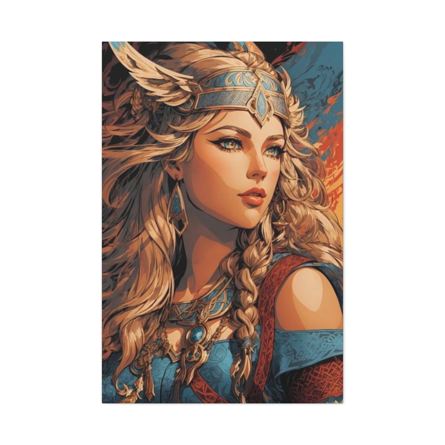 Freya Illustration Canvas