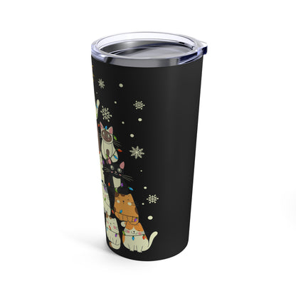 Christmas Cat Tree Tumbler