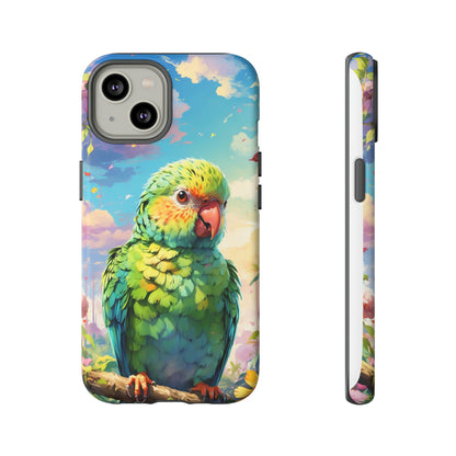 Parakeet Semi Realism Phone Case