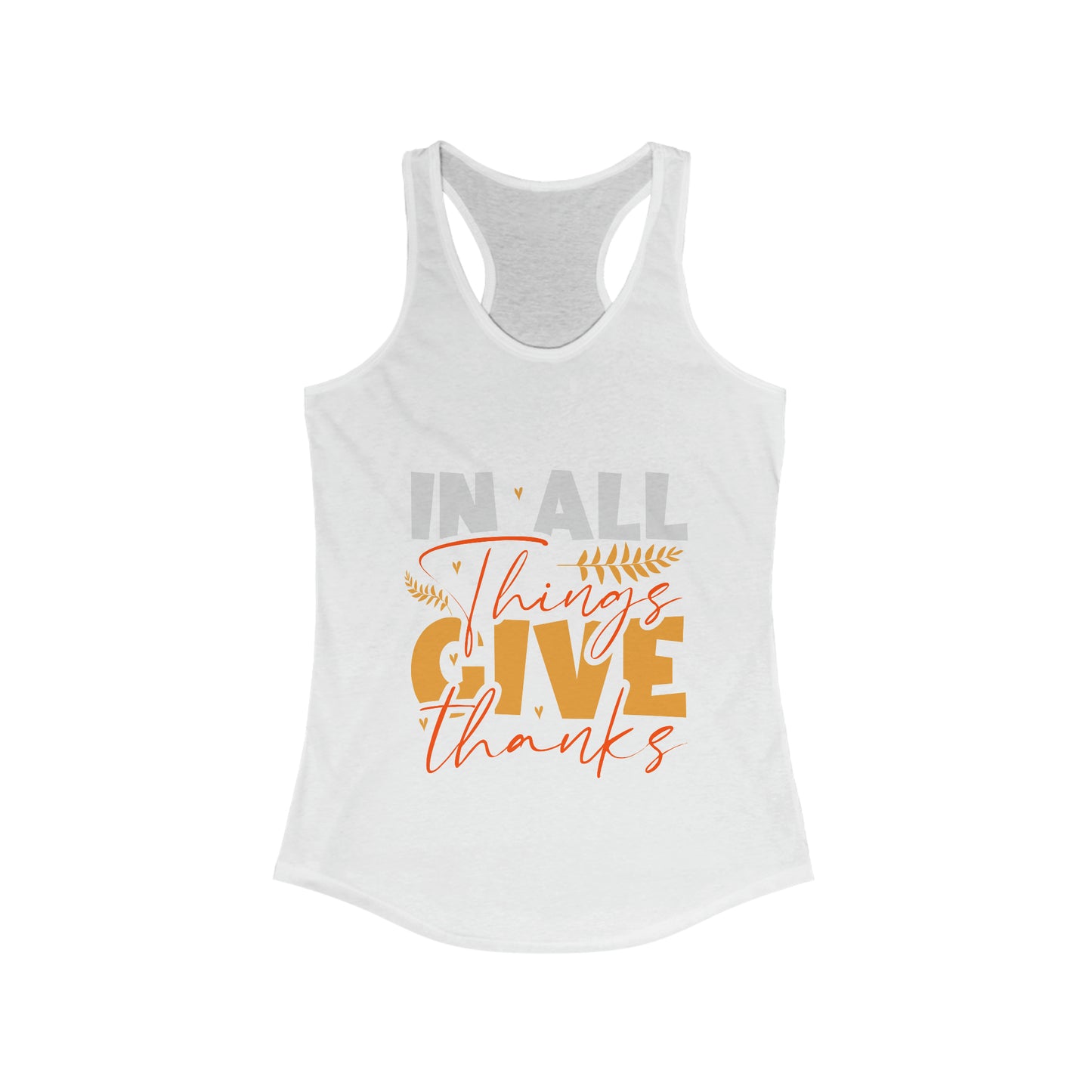 In All Things Give Thanks Tank Top