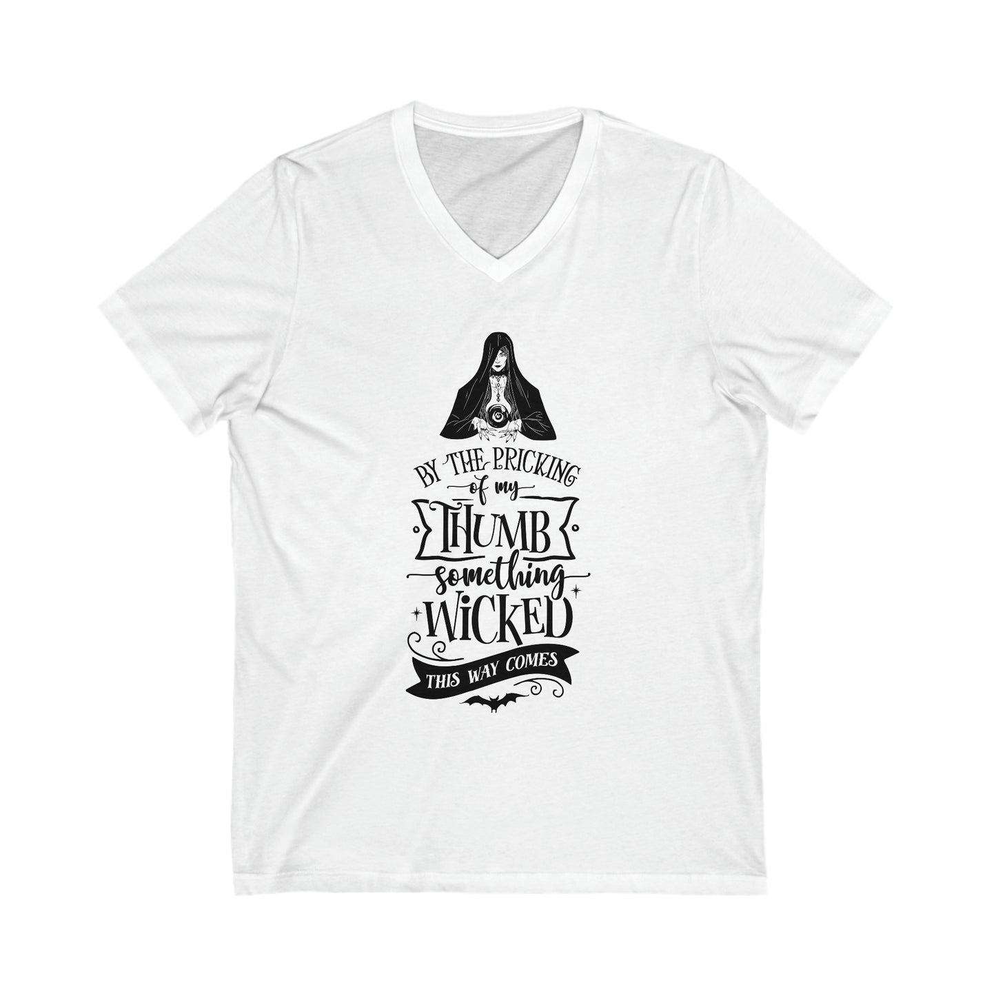 Halloween Wicked Quote V-Neck Shirt