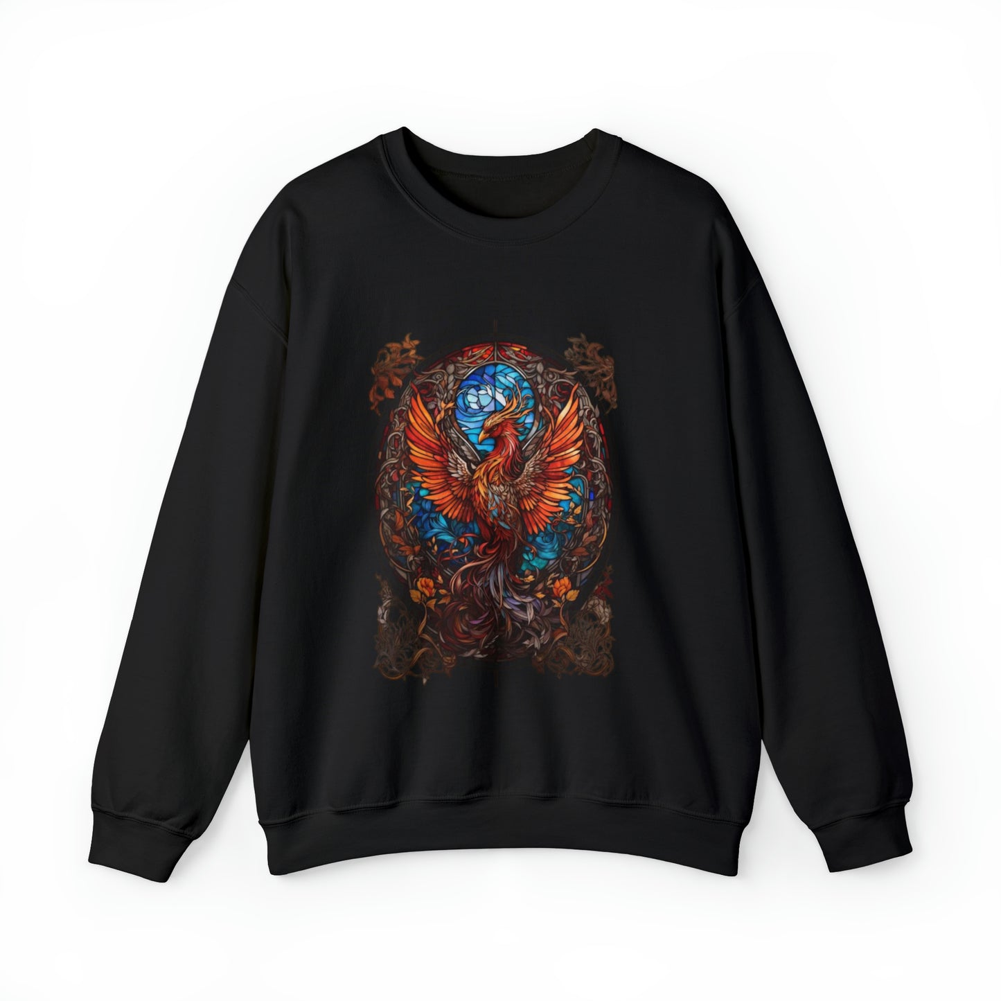 Hōō: The Phoenix Stained Glass Sweatshirt